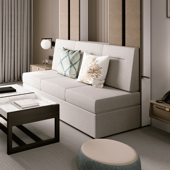 Platzsparendes Sofa unter Bedaway Integrated
